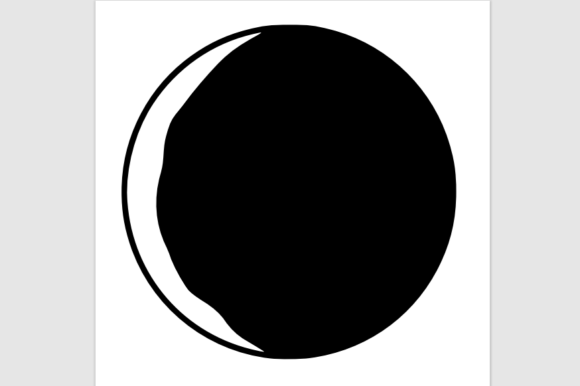 Download Moon Printable Sticker - Print Collection