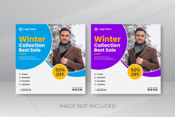 Download Winter Template Design for Big Sale - Template Collection