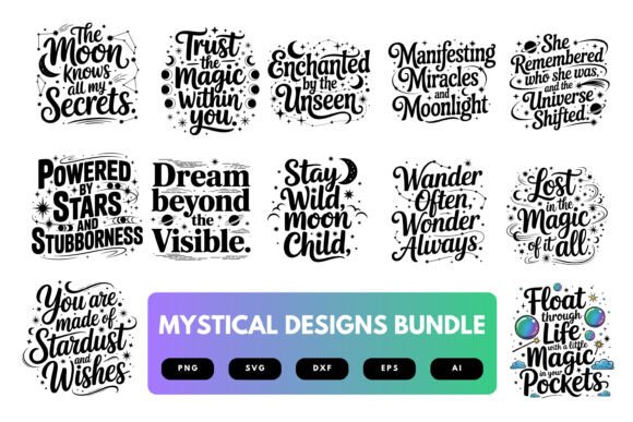 Download Mystical SVG Bundle - Bundle Collection
