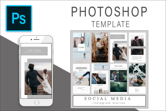 Download Love Instagram Story Photoshop Template - Template Collection