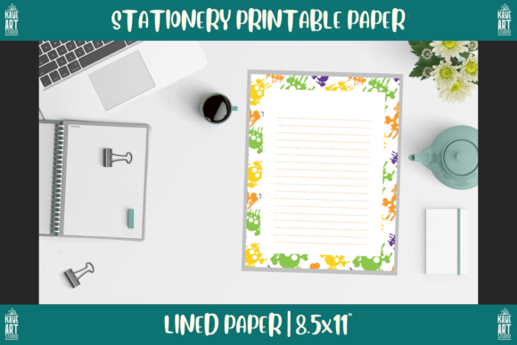 Download Bordered Stationery Printable Paper 220 - Premium Resources