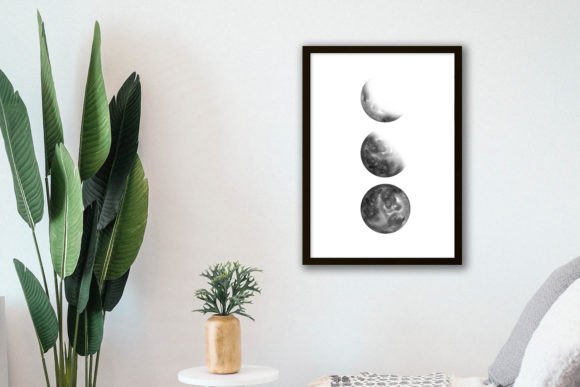 Download Moon Phase Wall Art Prints - Print Collection