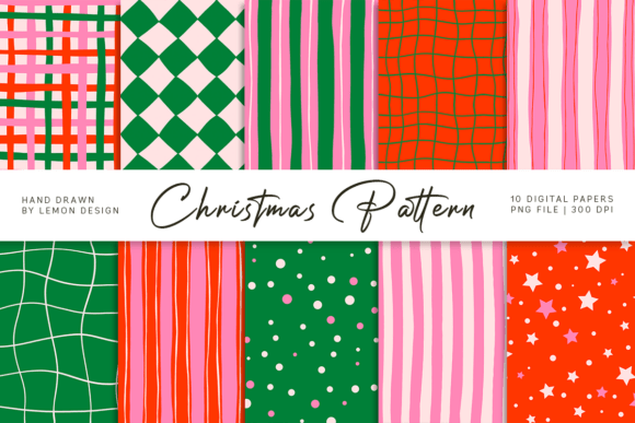 Download Christmas Seamless Pattern PNG Bundle - Bundle Collection
