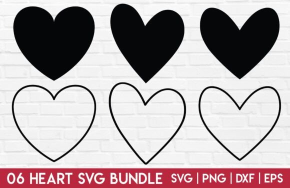Download Heart SVG Bundle - Heart Outline SVG PNG - Bundle Collection