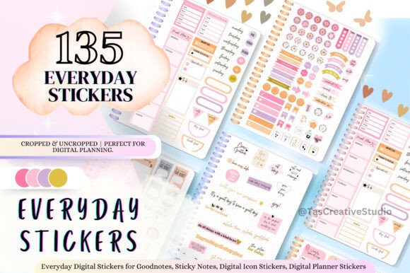 Download Everyday Life Digital Stickers Bundle - Bundle Collection