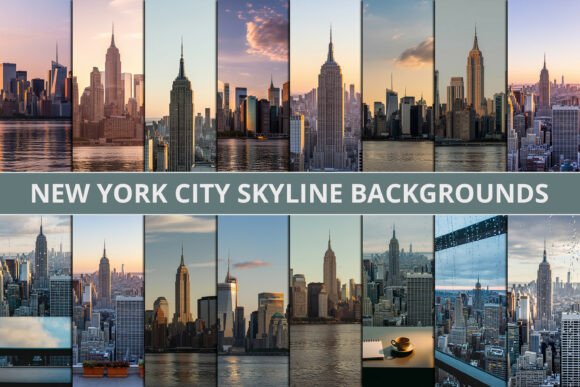 Download New York City Skyline Background Bundle - Bundle Collection