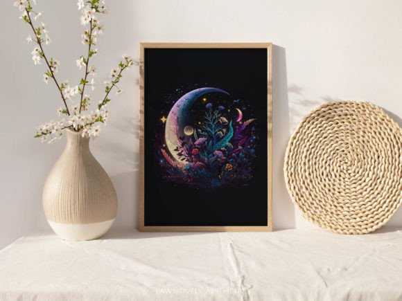 Download Boho Moon Printable Wall Art - Print Collection