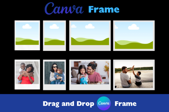 Download Polaroid Canva Frame Photo Template - Template Collection
