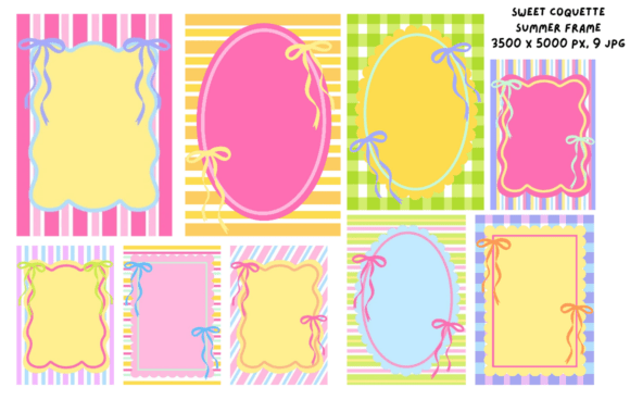 Download Sweet Coquette Summer Frame Collection - Frame collection Collection