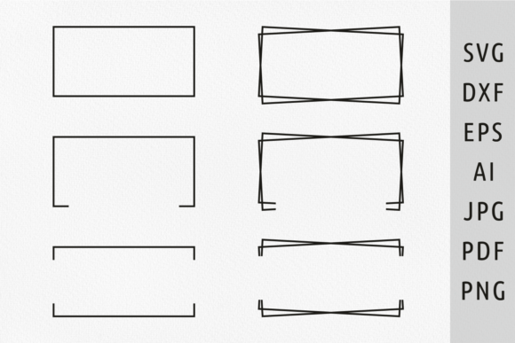 Download Rectangle Frame Border SVG Bundle - Bundle Collection
