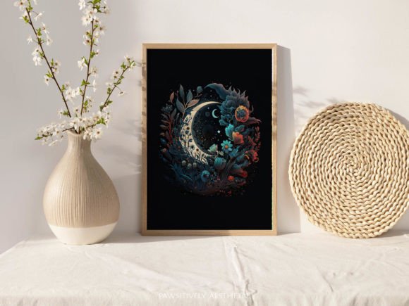 Download Boho Moon Printable Wall Art - Print Collection