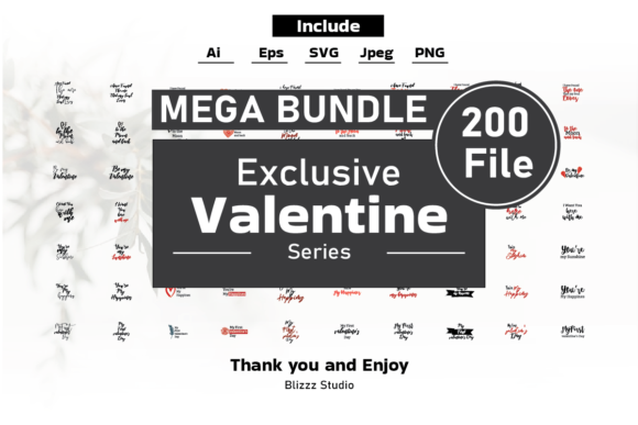 Download Valentines Sublimation Mega Bundle Vol 1 - Bundle Collection