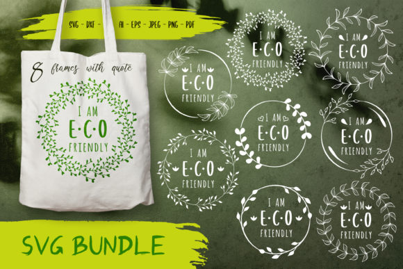 Download Floral Eco Friendly SVG Bundle | Cricut - Bundle Collection