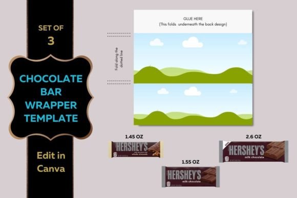 Download Chocolate Bar Wrapper Template - Canva - Template Collection