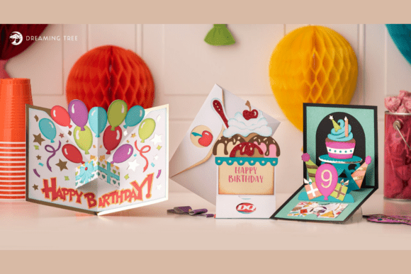 Download Kids Birthday Cards SVG Bundle - Bundle Collection
