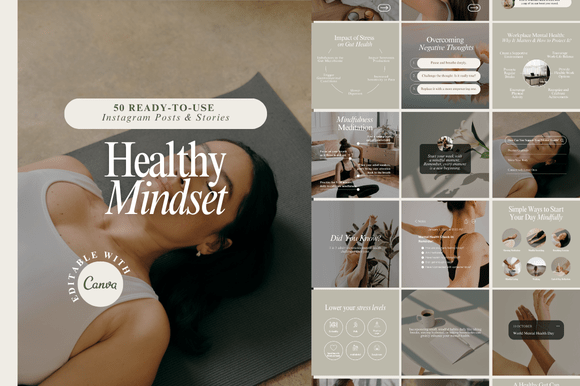 Download Healthy Mindset Instagram Templates - Template Collection
