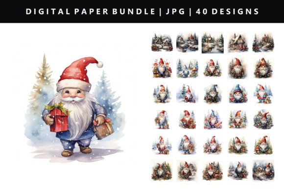Download Gnome Digital Paper Bundle - Bundle Collection