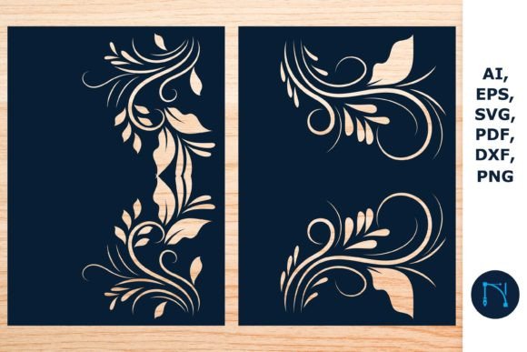Download Floral Greeting Card Cutting SVG Bundle - Bundle Collection