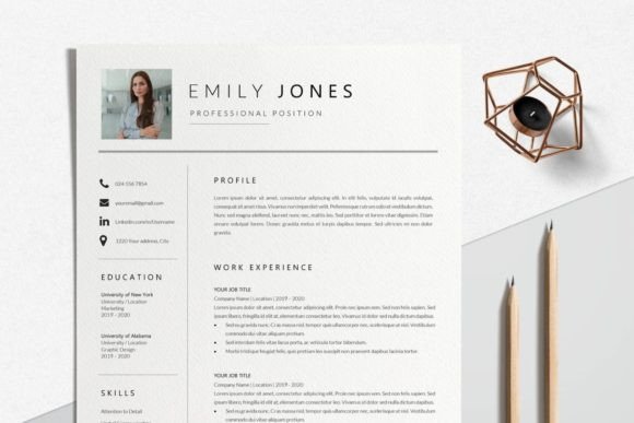 Download Resume with Photo Template - Template Collection