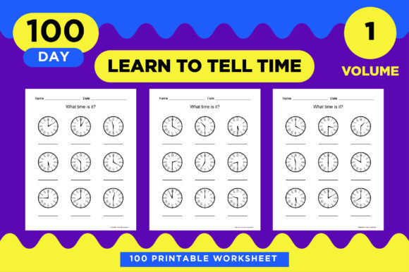 Download What Time is It? - 100 Printable Paper - Printable paper Collection