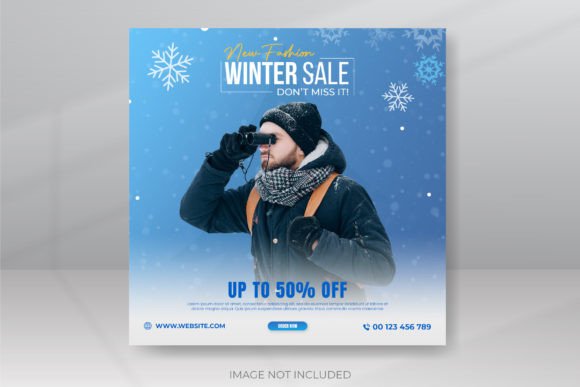 Download Winter Template Design for Big Sale - Template Collection