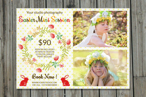 Download Easter Photography Mini Session Template - Template Collection
