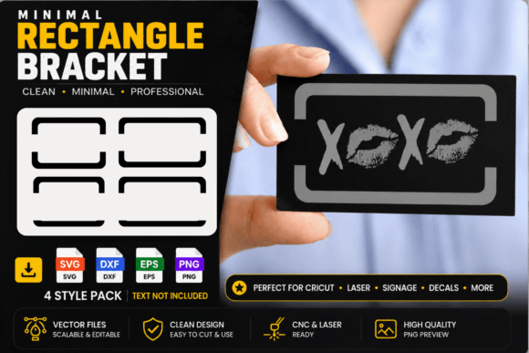 Download Minimal Rectangle Frame SVG Bundle #A18 - Bundle Collection