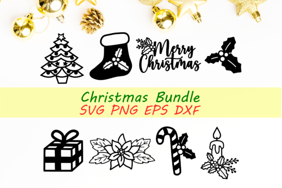 Download Christmas Svg Bundle for Cricut - Bundle Collection