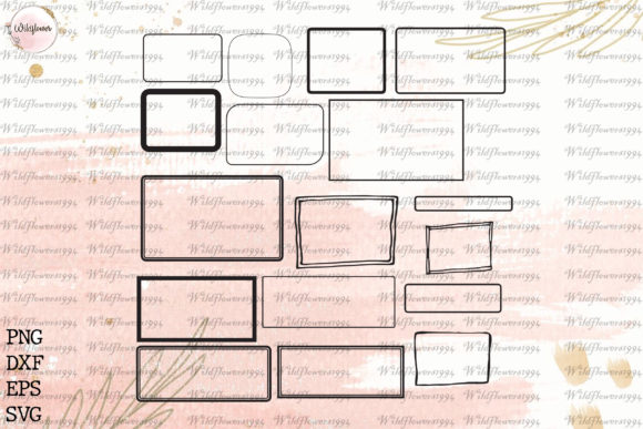 Download Rectangle Frame Template SVG Bundle - Template Collection