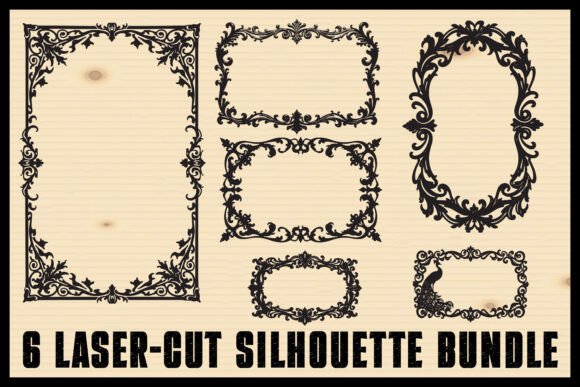 Download Elegant Laser-Cut Frame Bundle - Bundle Collection