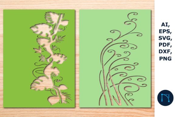 Download Floral Greeting Card Cutting SVG Bundle - Bundle Collection
