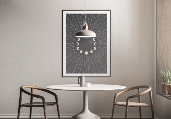 Download Celestial Sun Moon Printable Wall Art - Print Collection