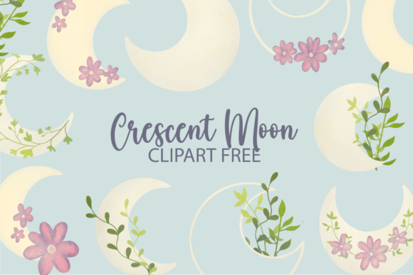 Download Crescent Moon Clipart Free - Crescent moon clipart Collection