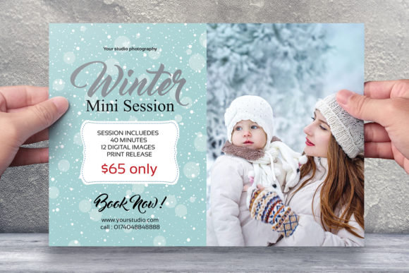 Download Winter Photography Mini Session Template - Template Collection